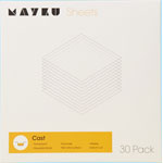 Mayku Cast Transparent 0.5mm PETG Food-safe Sheet - 30 Pack